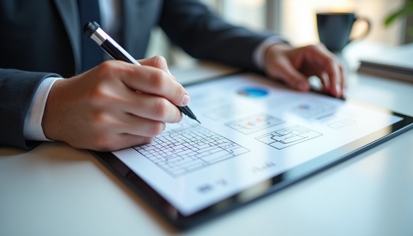 Ilustrație cu un website pe ecranul unui laptop, simbolizând procesul de creare website în București